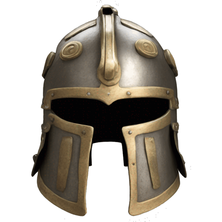 gladiator helmet front emoji