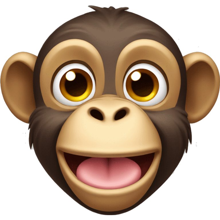 Monkey sticking tongue out  emoji