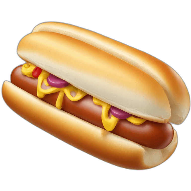 Clown hot dog emoji