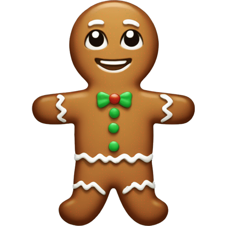 gingerbread man  emoji