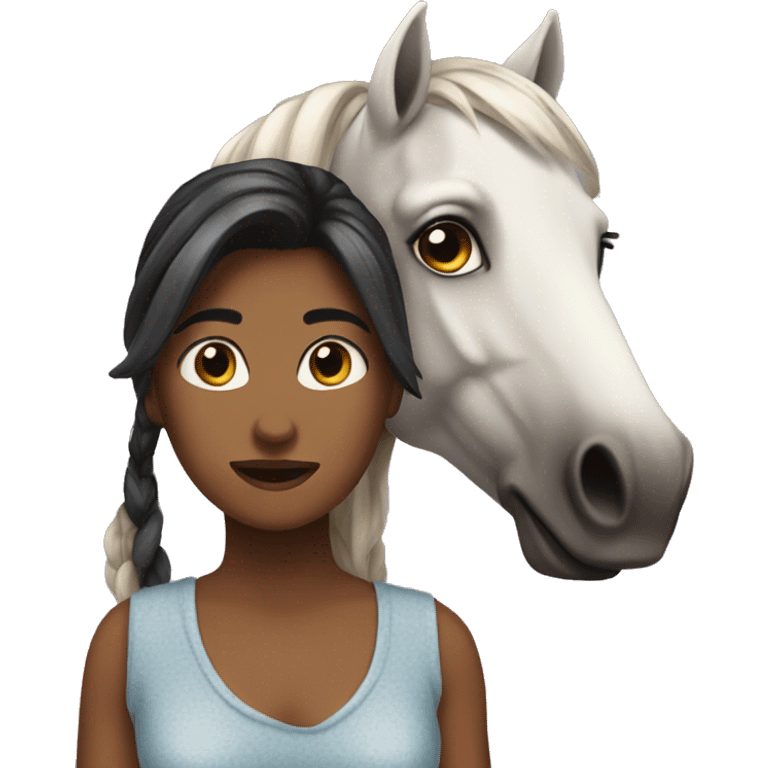 Hobbyhorsing Girl  emoji