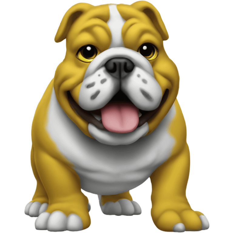 The Oregon duck on a bulldog emoji