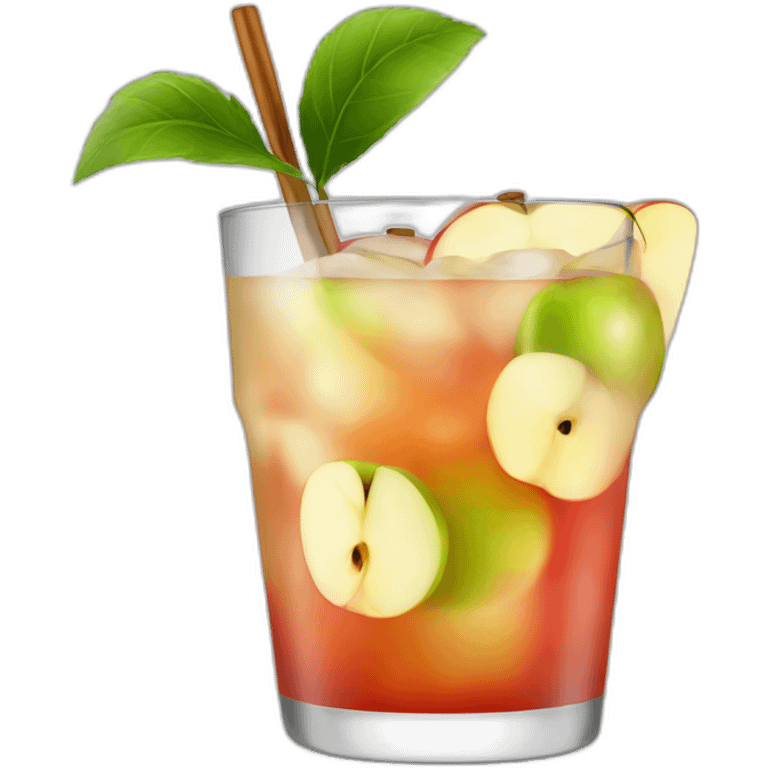 apple cocktail emoji