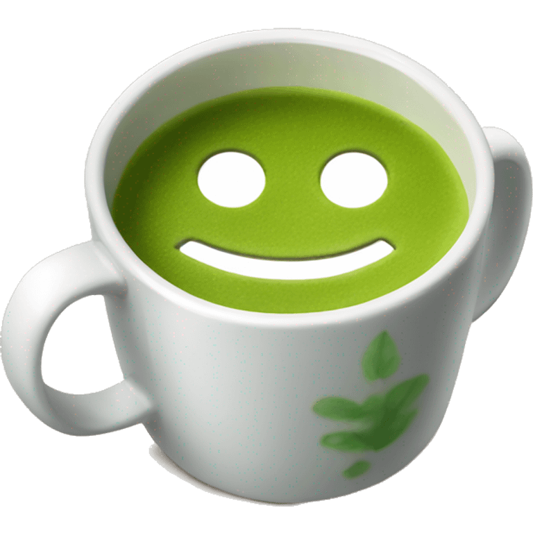 Matcha in a mug emoji