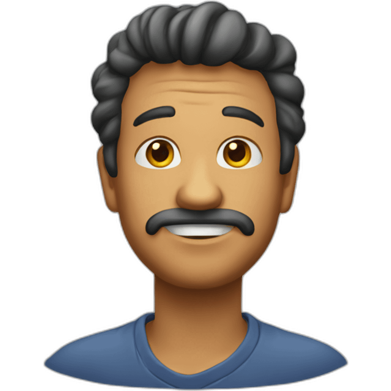 Chico que parpadea emoji