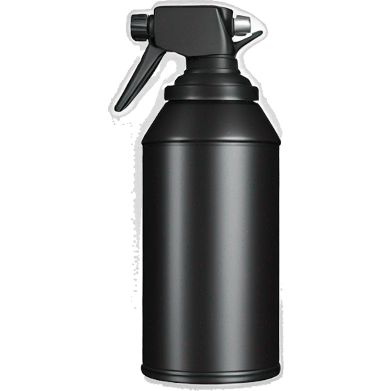 spray can, color black, regular small spray nozzle emoji