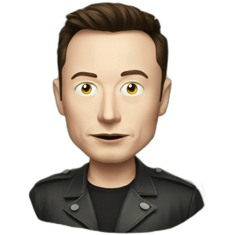 elon musk with money eyes emoji