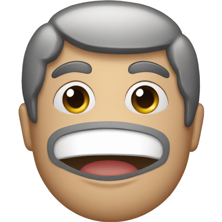 Kar maskesi takan adam emoji