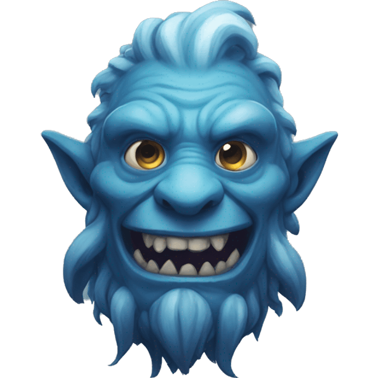 burping firbolg spectral giant blue emoji