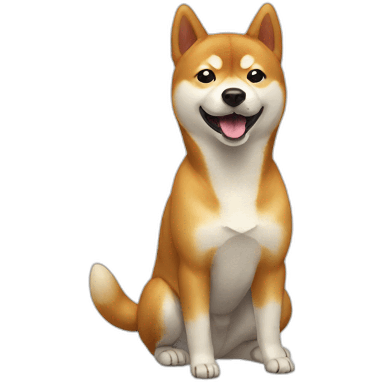 Shiba-inu happy emoji