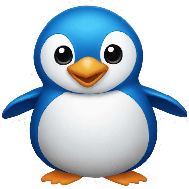 blue pinguin emoji