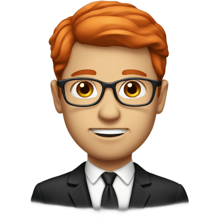 Red head lawyer emoji