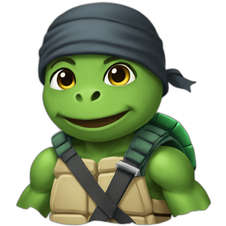 teenage turtle ninja rafael emoji