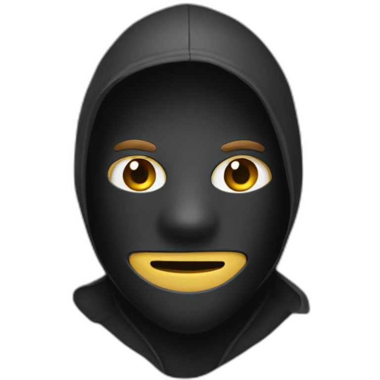 burglar with a mask emoji