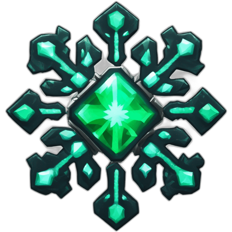 Pixel Battle Badge Winter Cold Snowflake Diamond Obsidian Emerald Flame Shiny Glow Reward Legendary Unique Epic Mystery emoji