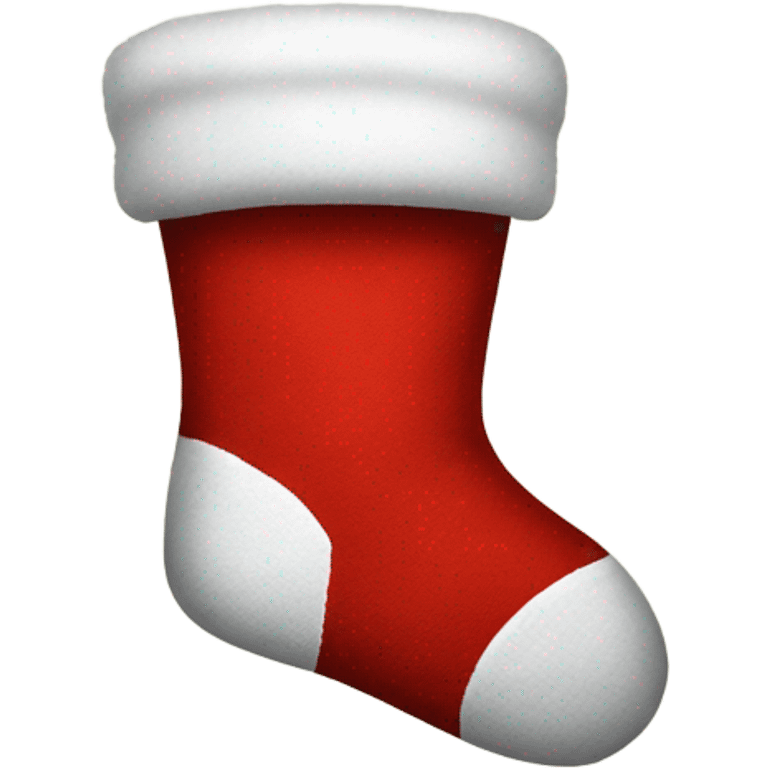 Santa sock emoji