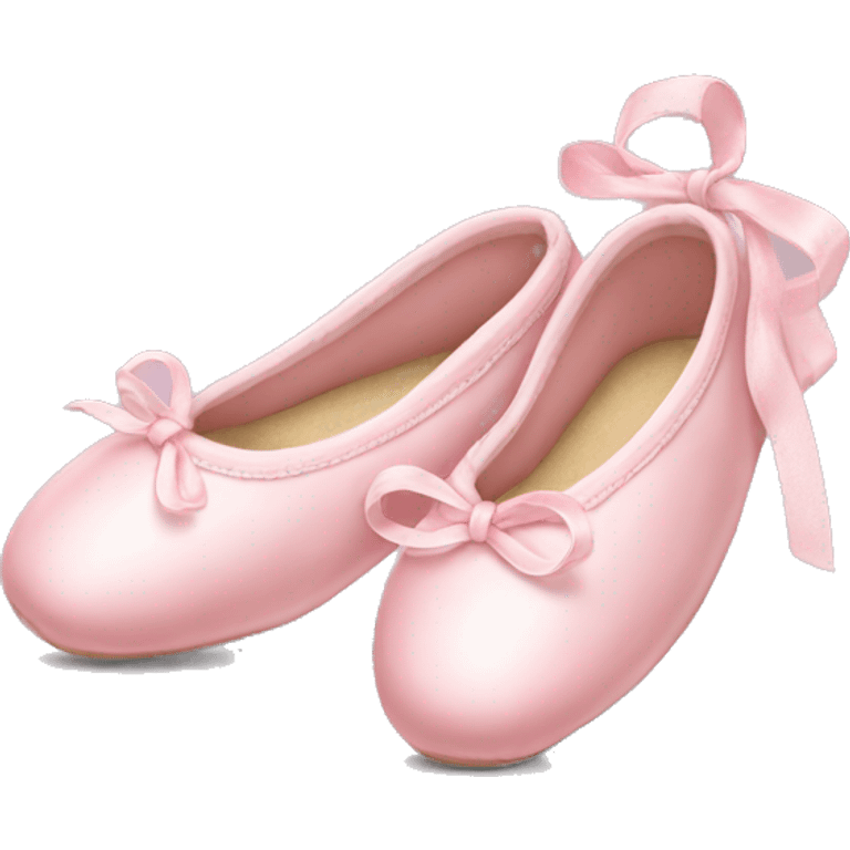 light pink ballet slippers emoji