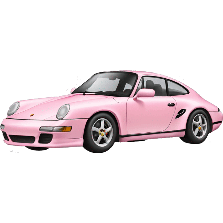 light pink modern porsche car  emoji