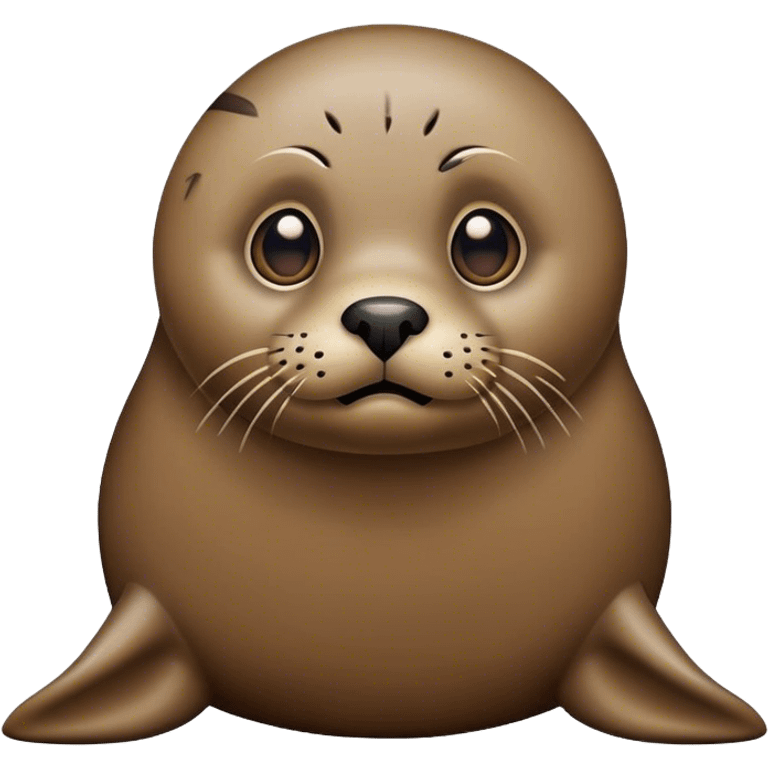 Seal scared emoji