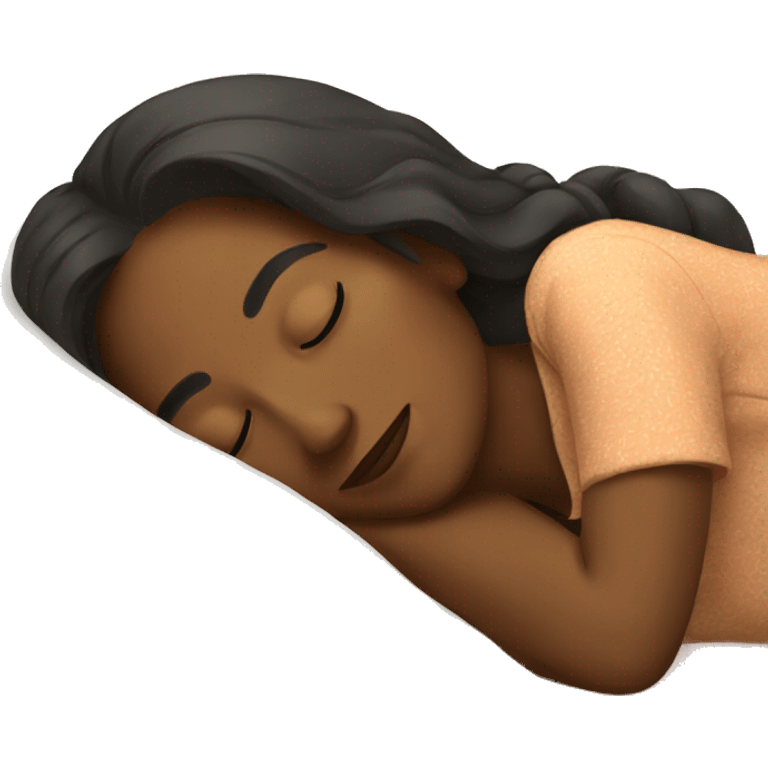 sleeping lady emoji