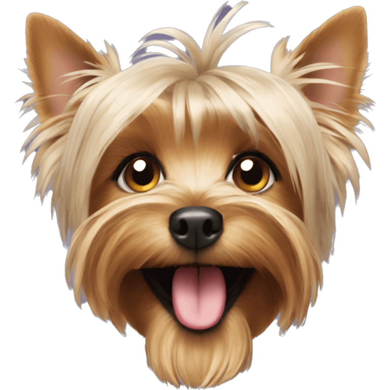 Yorkshire Terrier smile  emoji