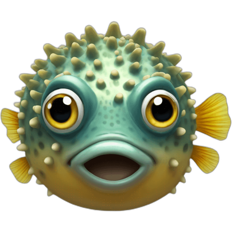 Pufferfish King emoji