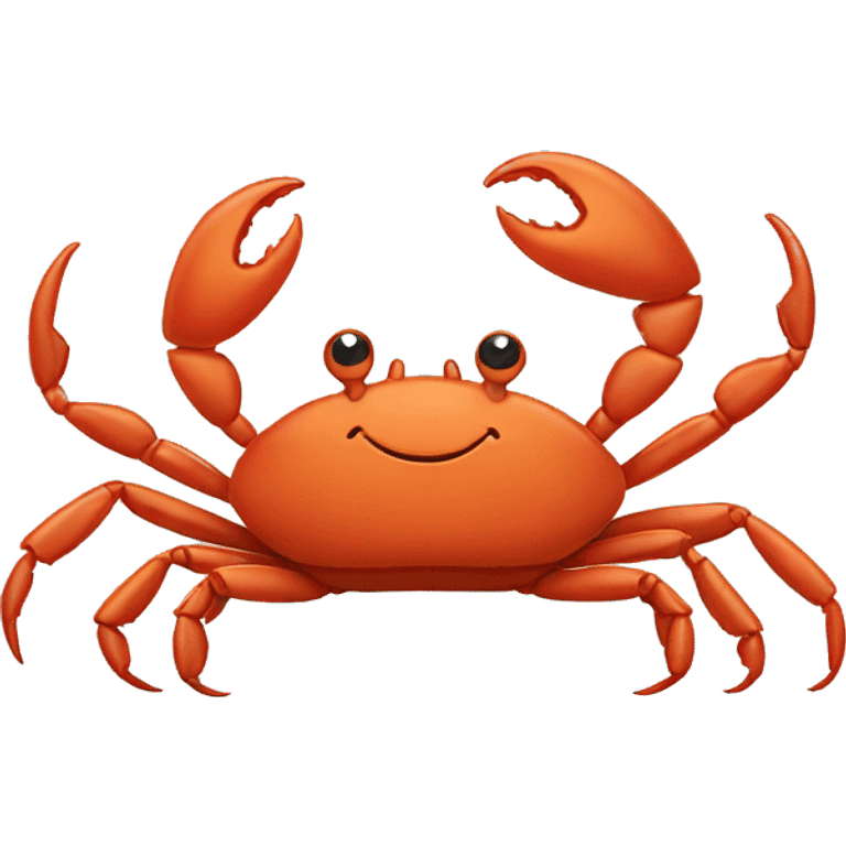 crab waving hello emoji