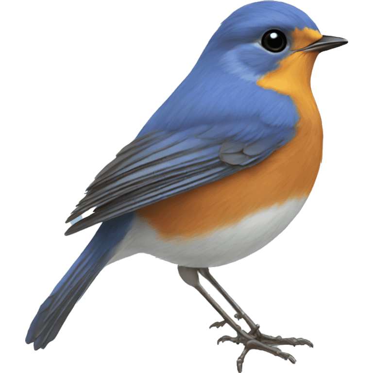 blue robin clipart symbol emoticon emoji