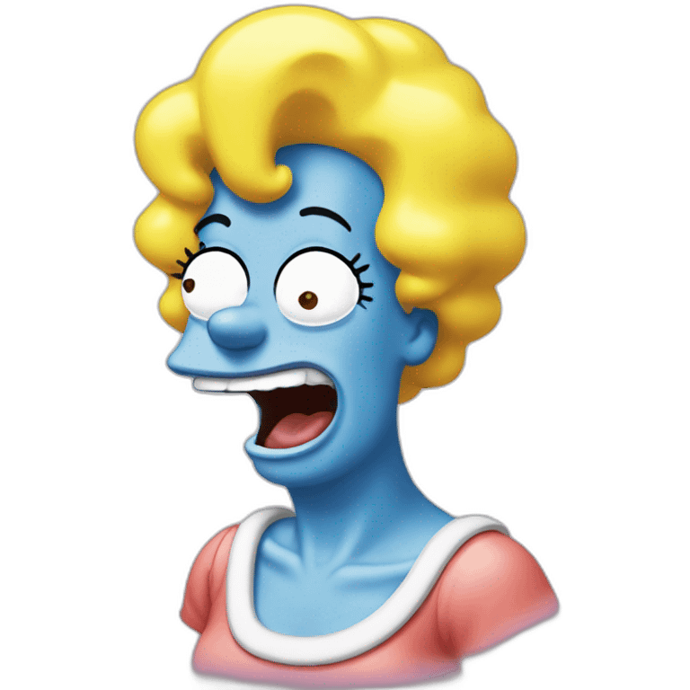 marge-simpsons-laughting emoji