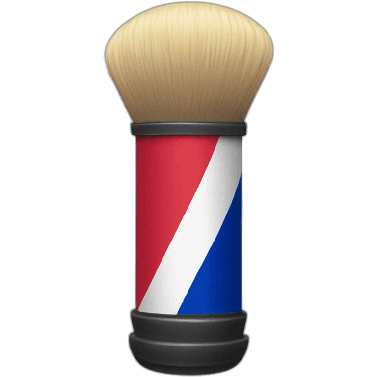 Barber pole colombian flag colors emoji