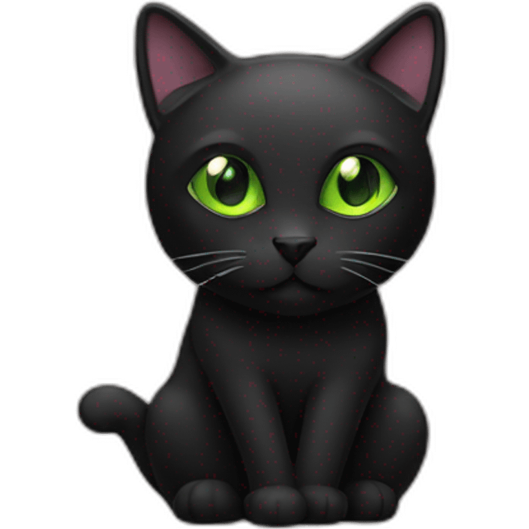 Black cat cannabis emoji