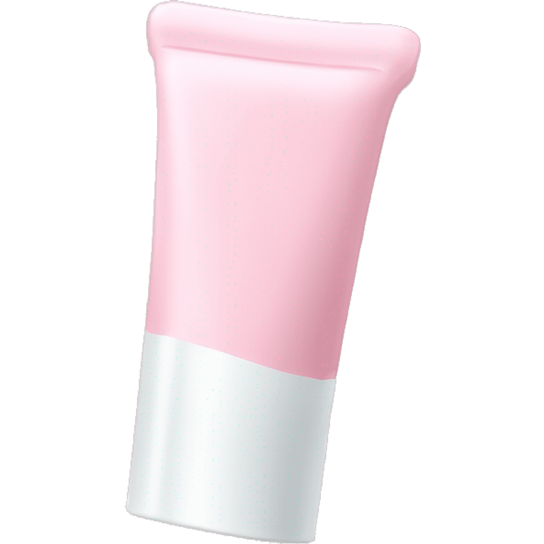 Pale pink toothpaste tube emoji