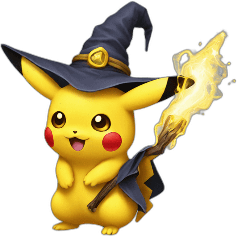 Pikachu Wizard emoji