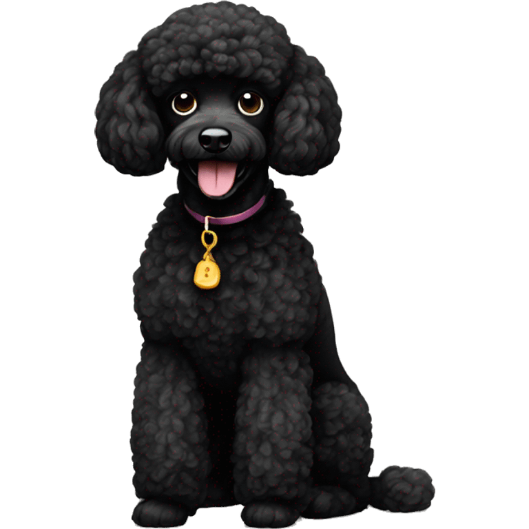 black poodle emoji