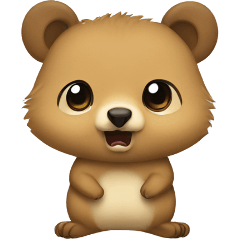 Angry Quokka Chibi emoji