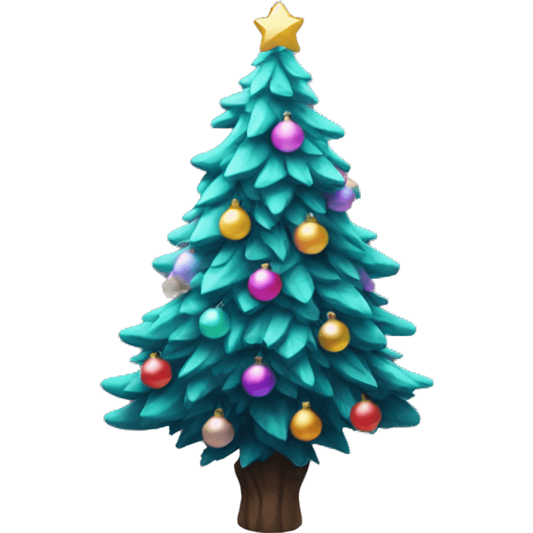 Aesthetic Christmas tree  emoji