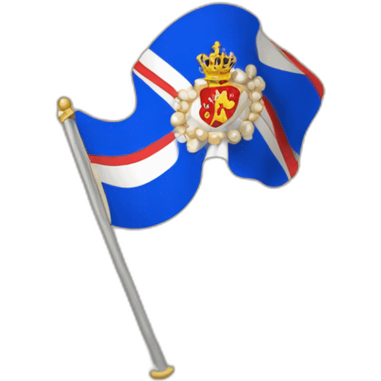 Drapeau royal de France  emoji