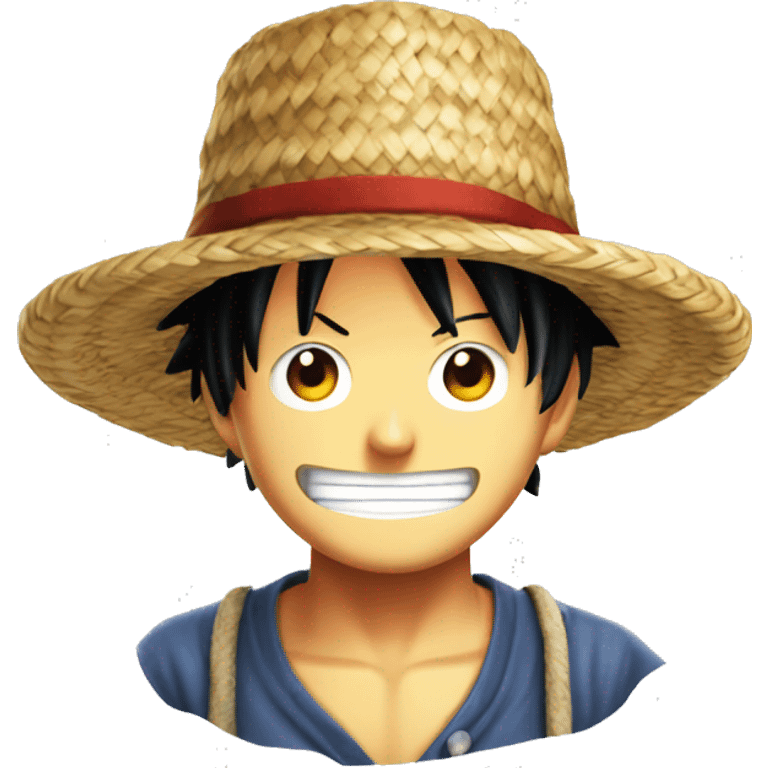 chapeau de paille luffy emoji