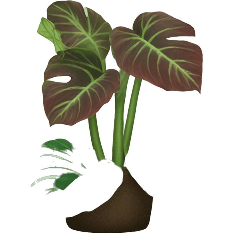 Alocasia Frydek  emoji