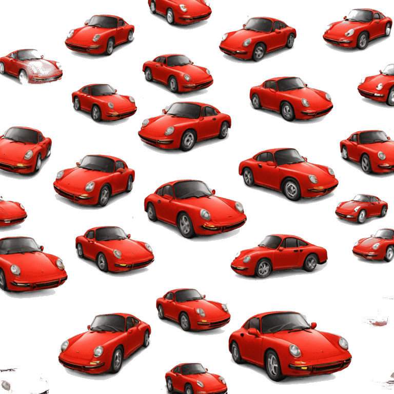 Red Porsche emoji