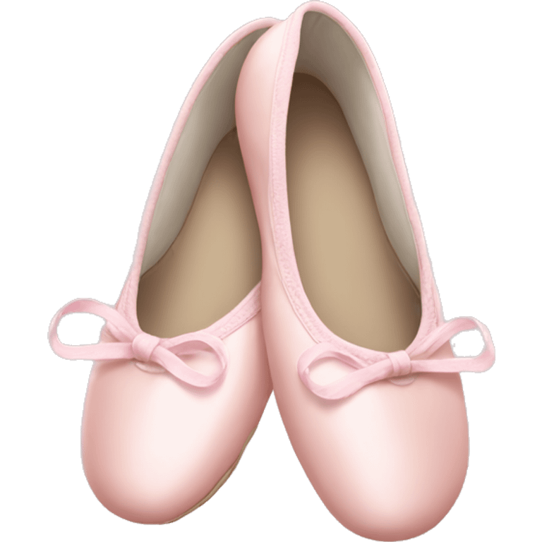 Pale pink ballet shoes emoji