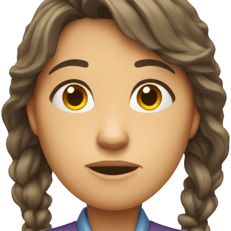 upset female teacher emoji