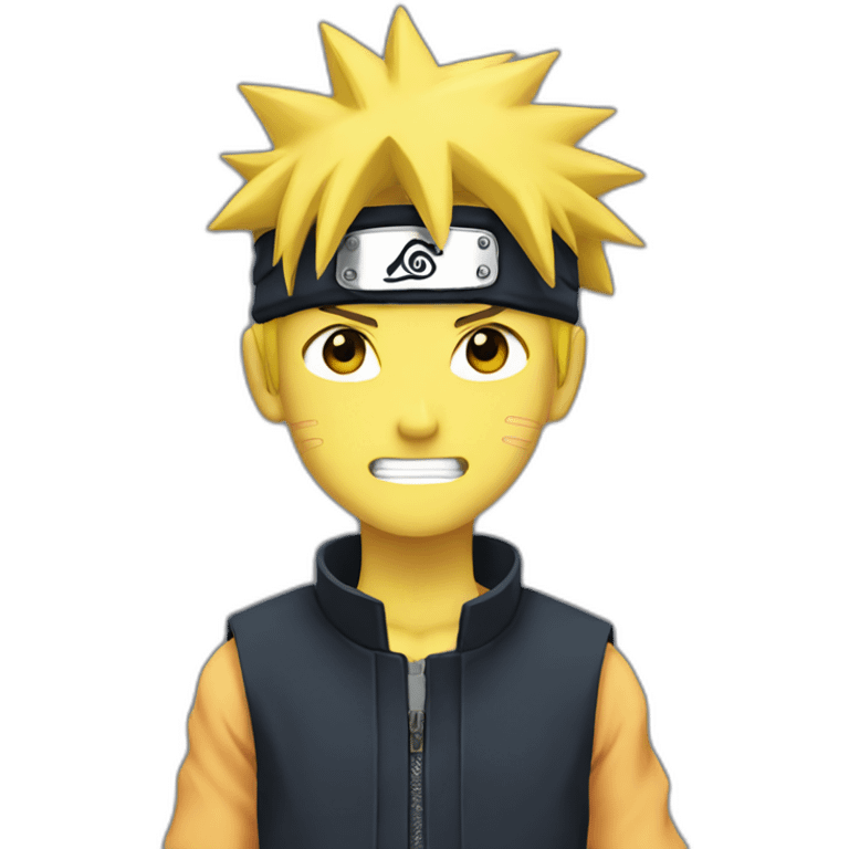 naruto with yellow hair emoji