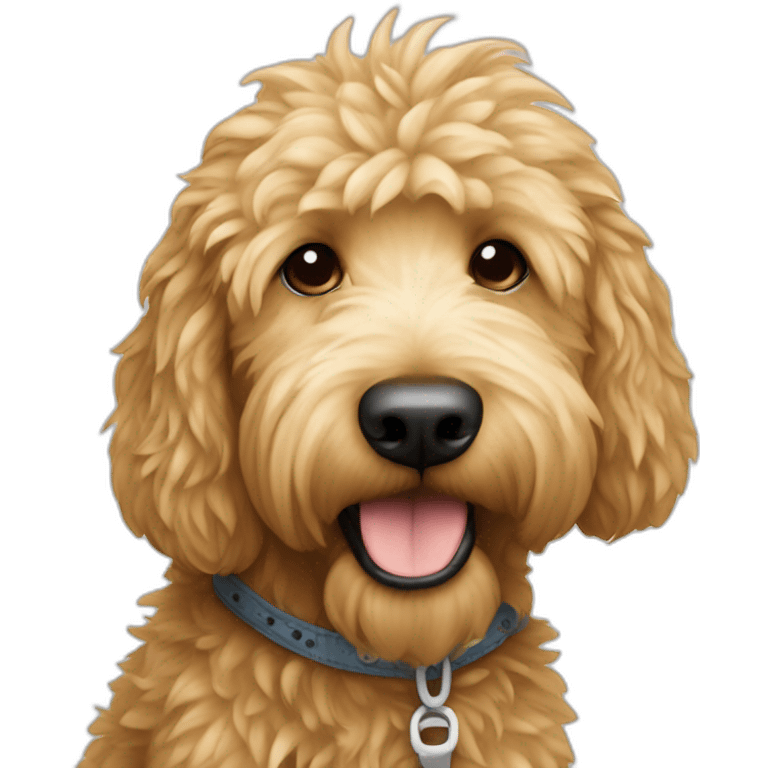 rockstar golden doodle emoji