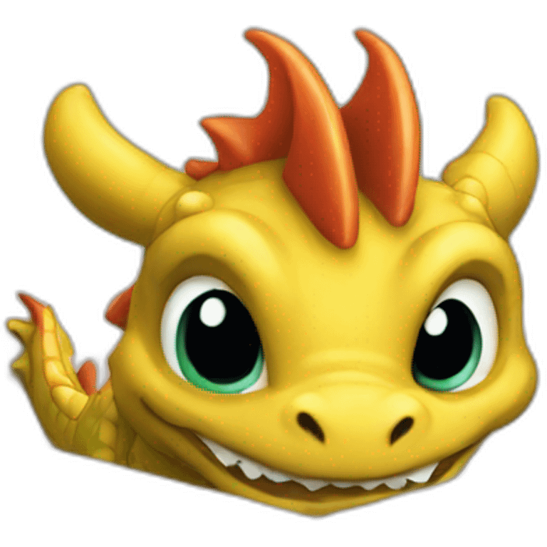 dragon from gift box emoji