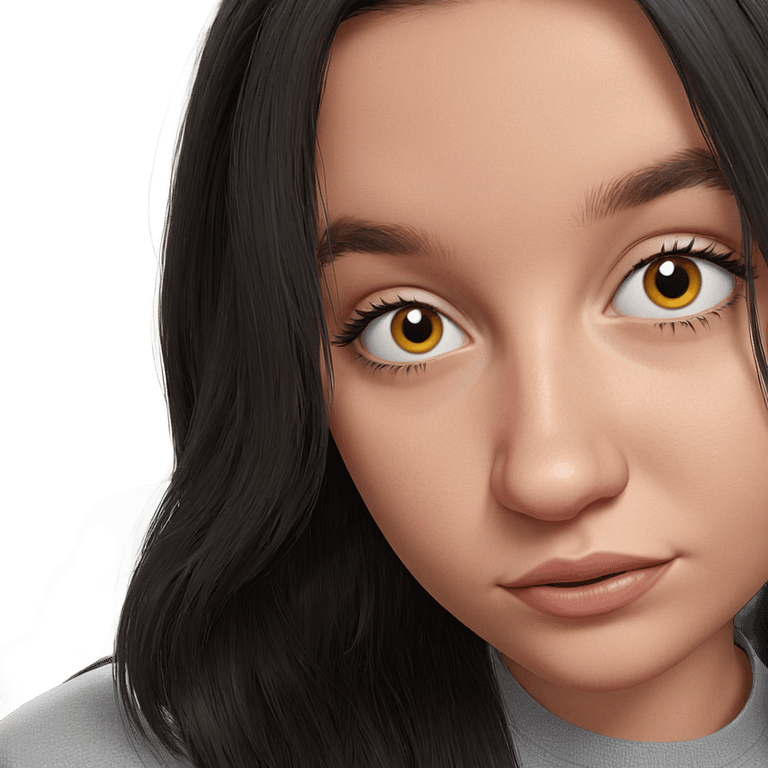 portrait of a girl emoji