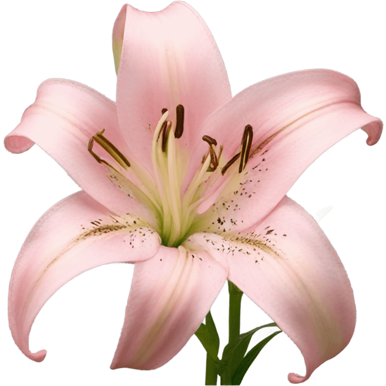 light pink lilium emoji