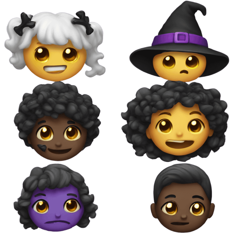 Halloween love emoji