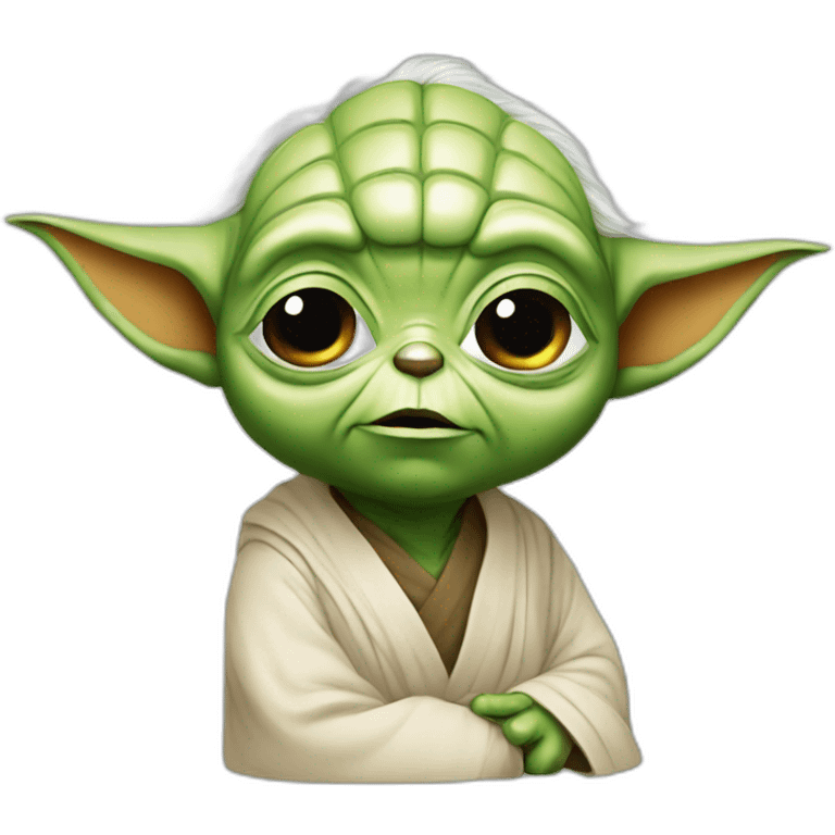 Yoda en slip emoji