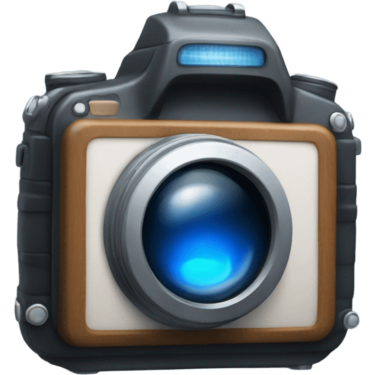 camera with blue flash  emoji